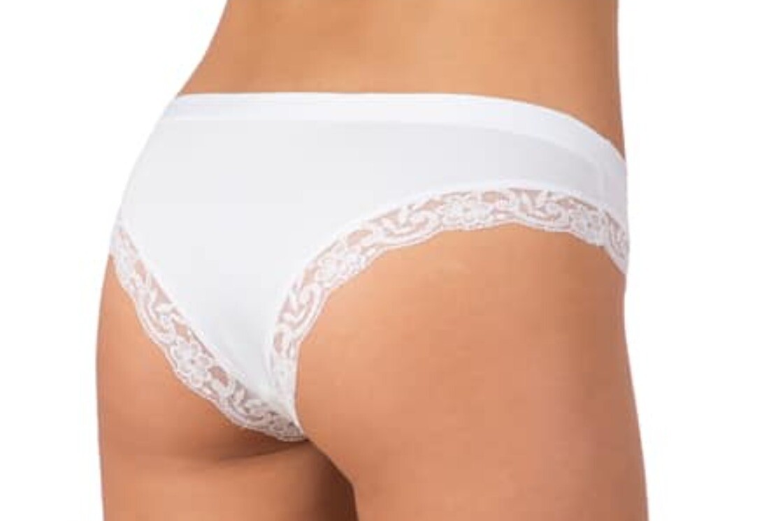 6 Brazilian Women’s Cotton Stretchy Elastic DS316 Internal Lace
