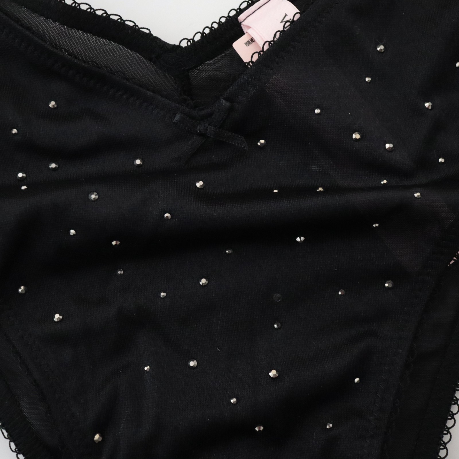 VICTORIA’S SECRET Dream Angels Crystal Shimmer Smooth Silky Brazilian Panty M