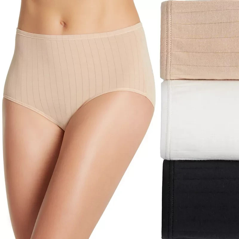 Jockey L7517 Multi Supersoft Micromodal Breathe Brief 3-Pack Panty Size 6/M