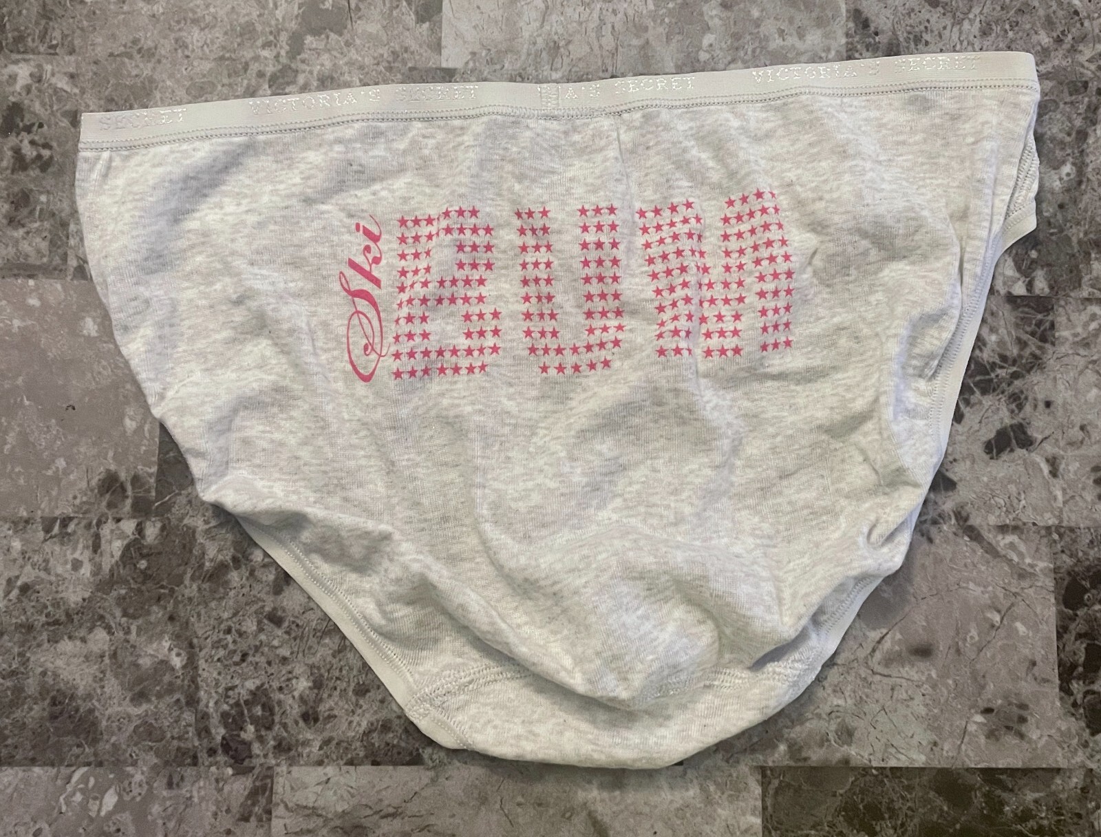 NWOT VICTORIA’S SECRET L SKI BUM STAR 100% COTTON VINTAGE RARE BIKINI PANTIES