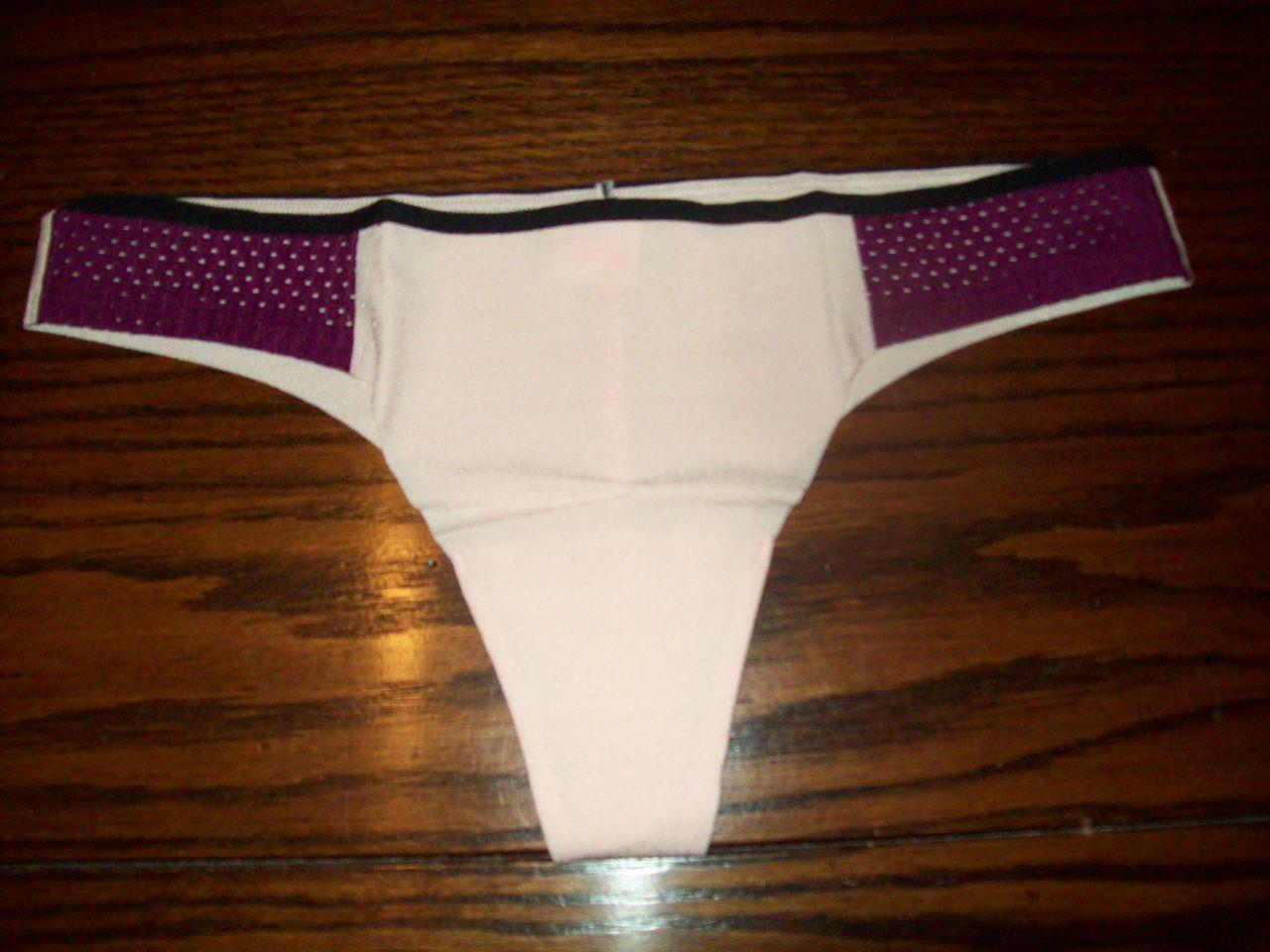NEW Victoria’s Secret PINK CHEEKY THONG PANTIES 346281 POLYAMIDE/ELASTANE PINK L