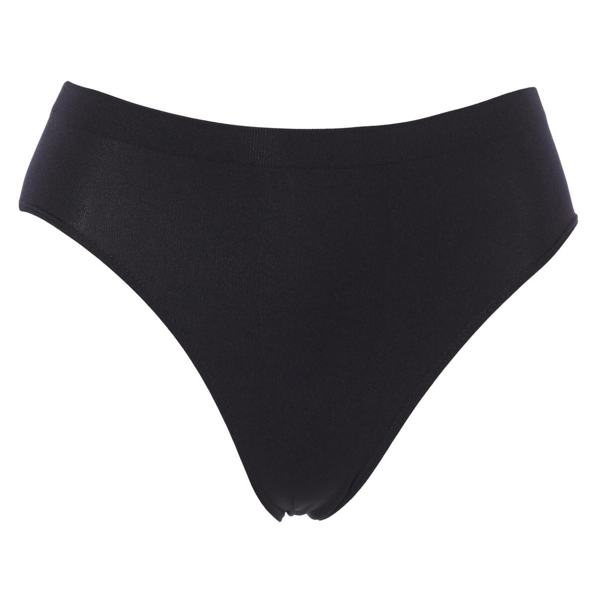 Rhonda Shear4-pack Seamless Ahh Brief 738-215,Black/White/Beige/Chocola,Size XL