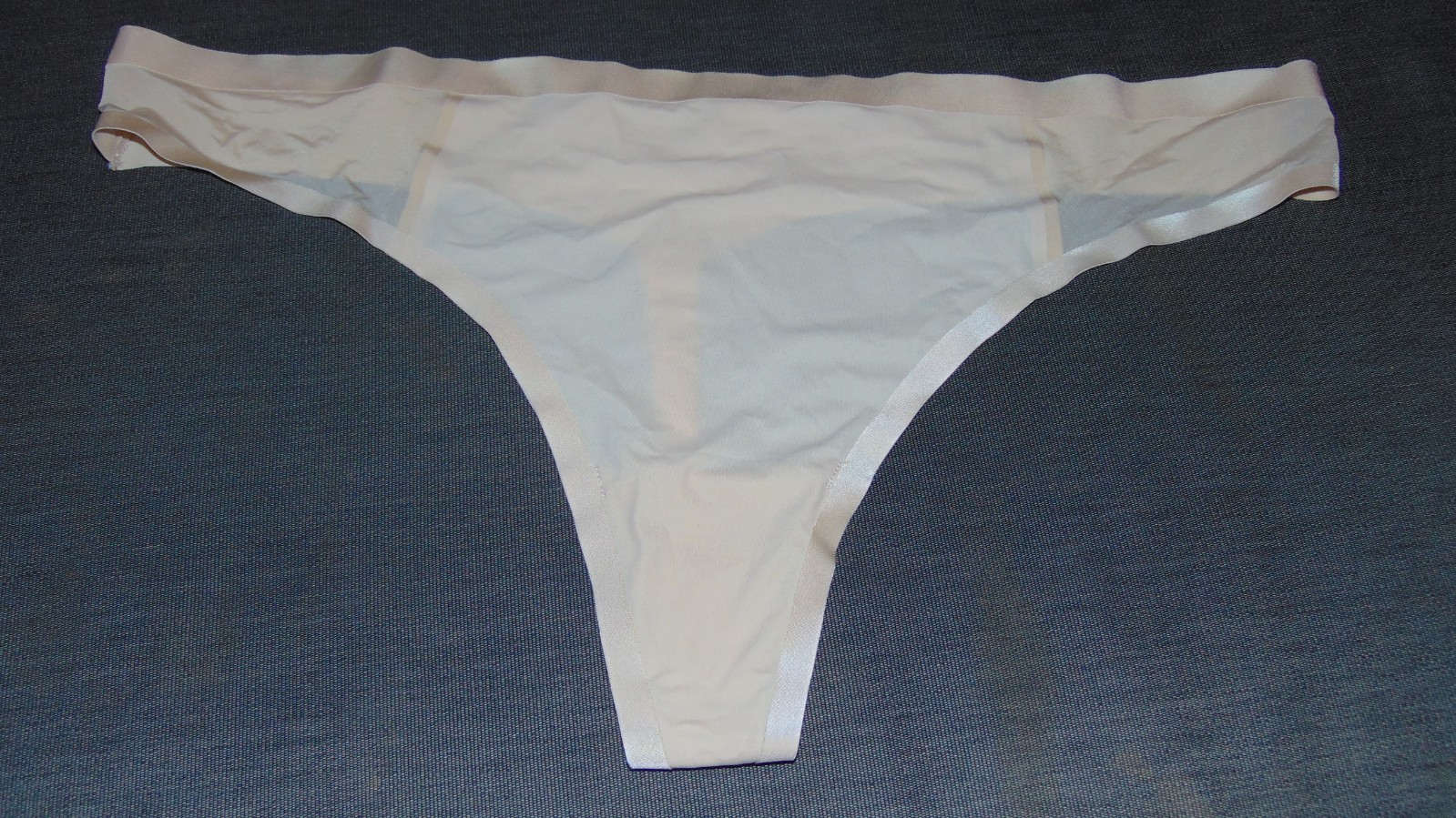 M&S Briefs Thong Style 1 Pr No VPL Plain 20 Natural BNWoT