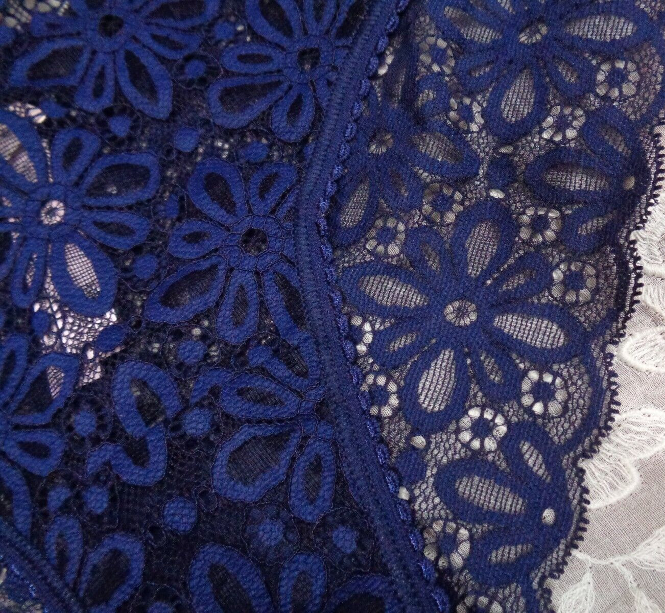 Vtg Women’s VICTORIA’S SECRET Cheeky Panties BLUE LACE 11117779 / L