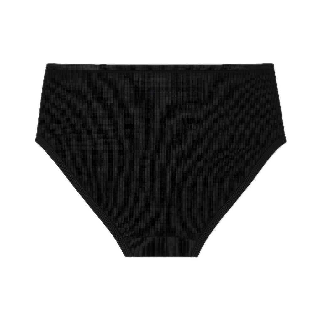 Pack of 12 Seamless Assorted Ribbed Bikini Panties – Mid Rise & Stretch Fit