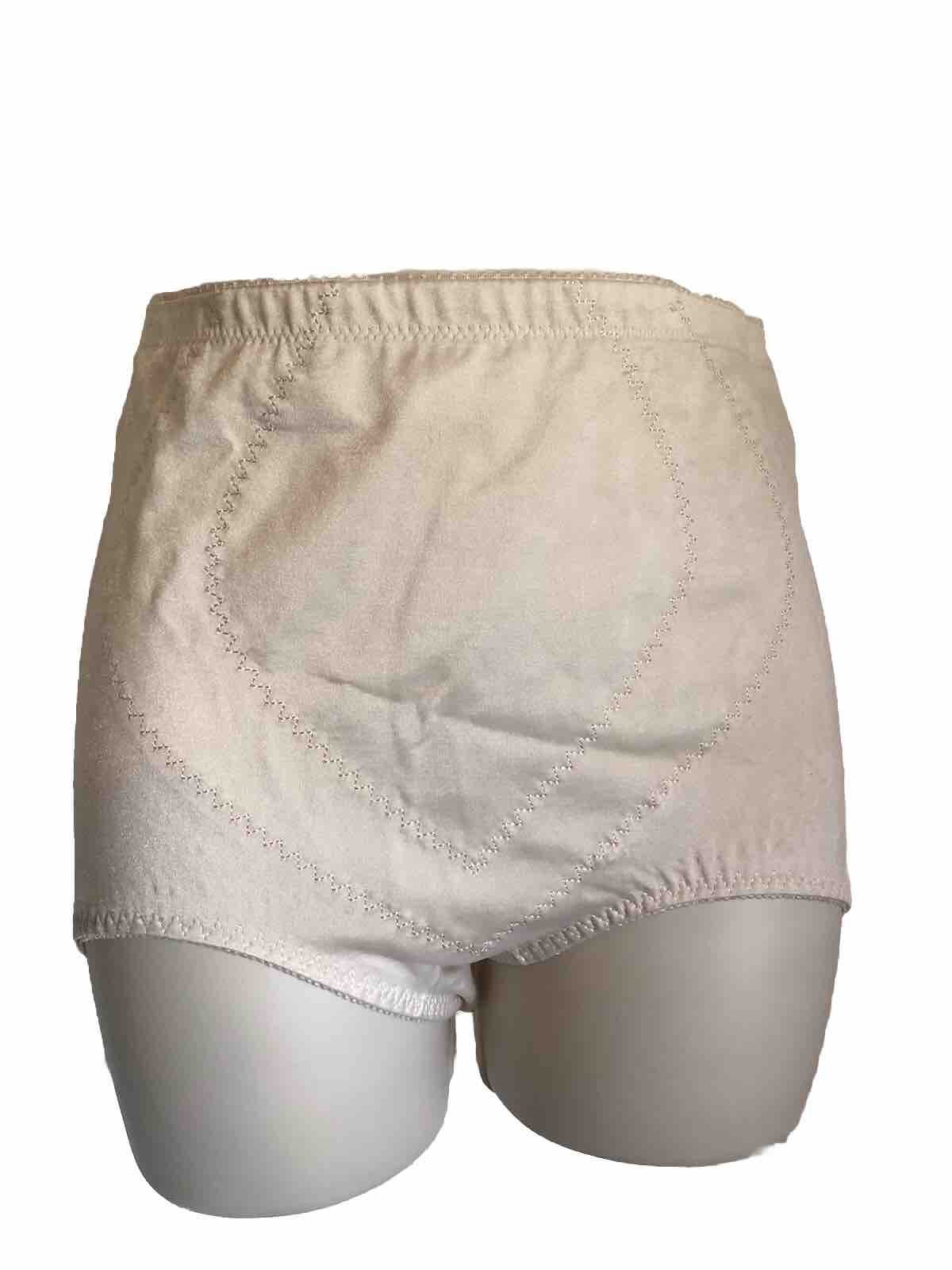 Flexees Womens Panties Xl High Waisted Tummy Control Style 3630 Granny Vintage