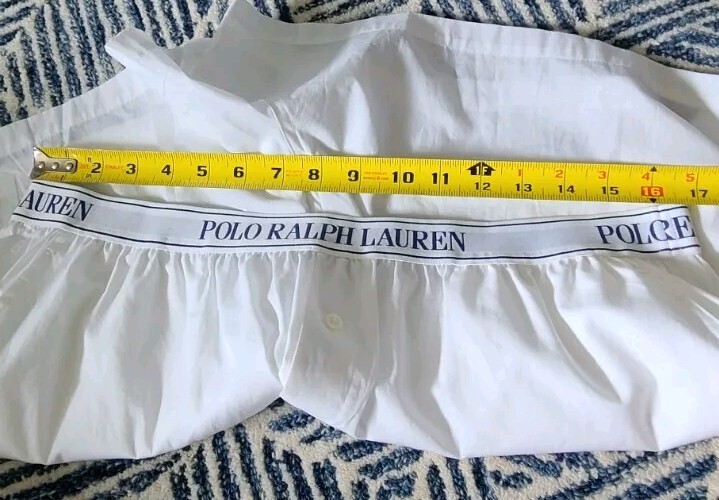 Polo Ralph Lauren Women’s Cotton Boxer White Cloud Sz XL