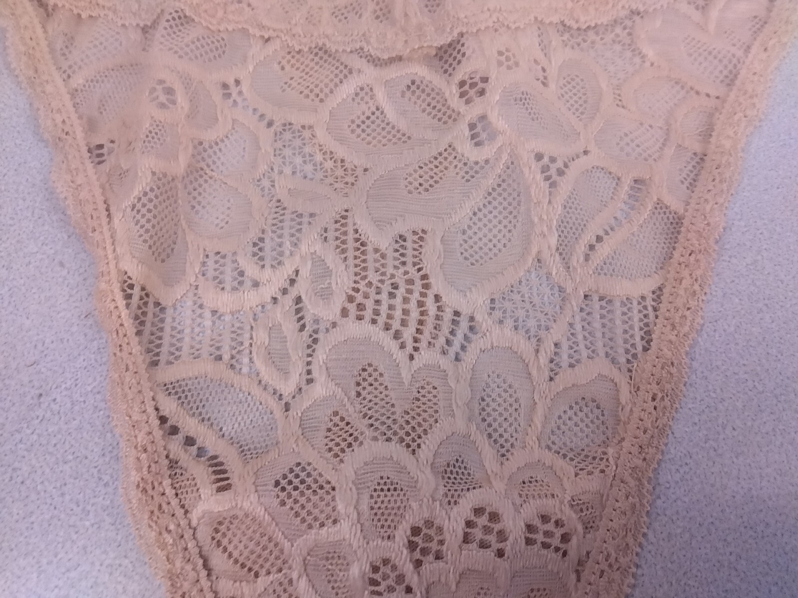 No Boundaries Blue And Beige Lace Thong Size XXL(19) – New (Lot Of 2). (65)