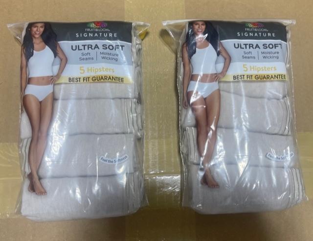 10 PACK Fruit of the Loom Ultra Soft Cotton Blend BEIGE HIPSTERS Size – 6 or 9