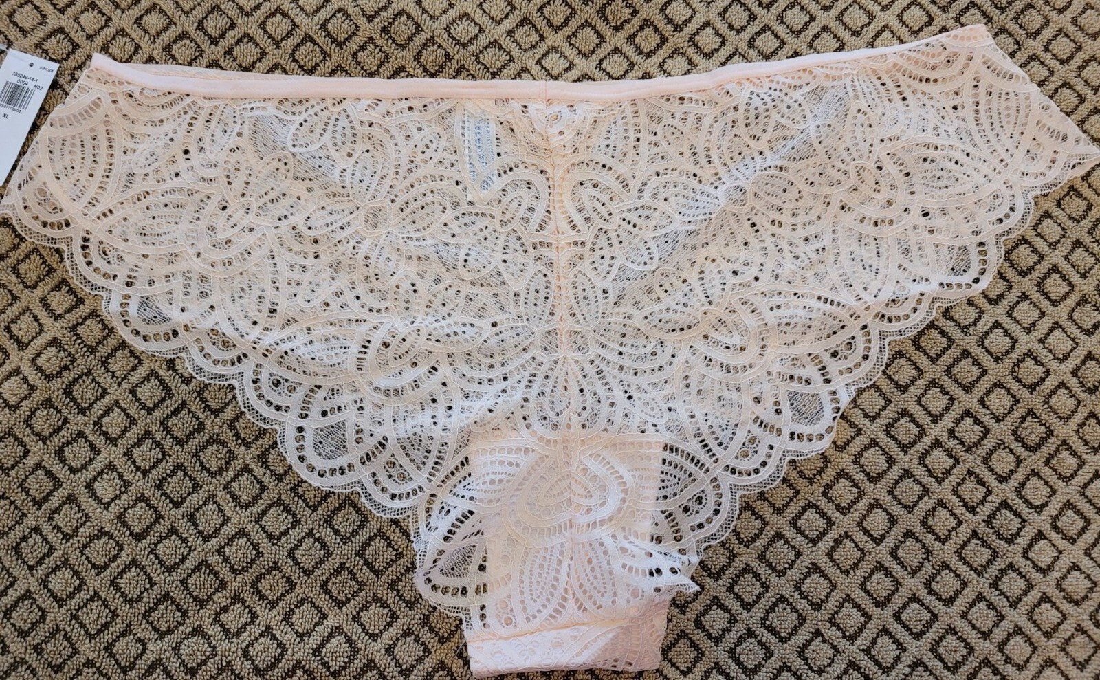 XL OLD NAVY SeXy Lace 1 Beige 1 Pink Oyster Cheeky Underwear Panties NWT