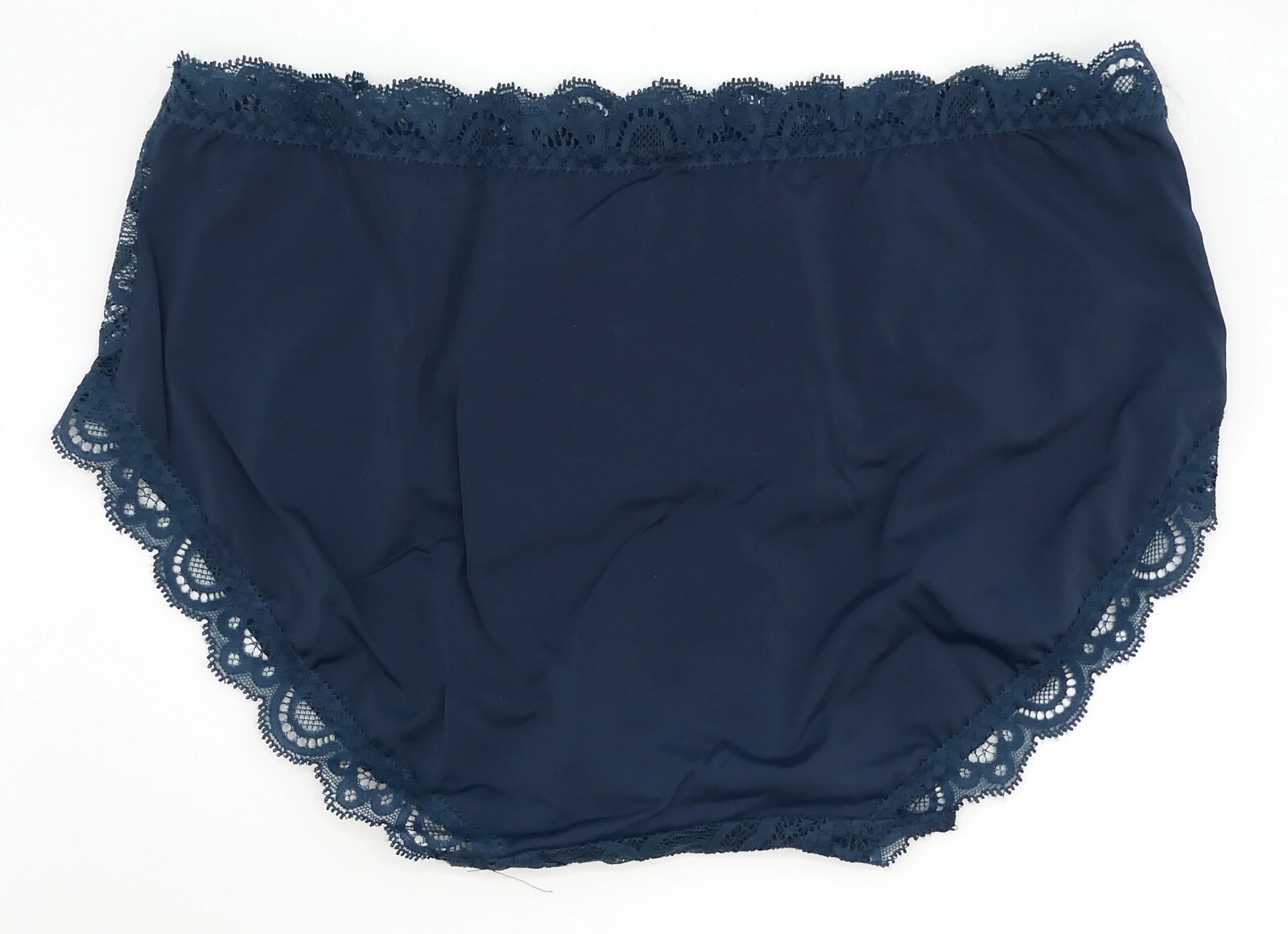 Intimissimi Lace & Microfiber Brief Panties in Blue Ink Sz: S New w/Tags