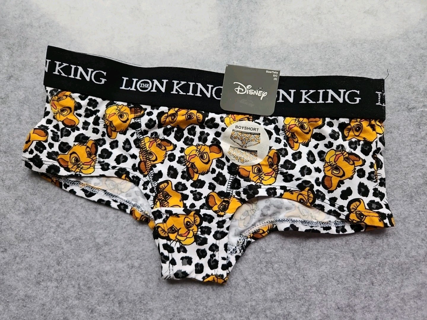 Disney LION KING Simba Boyshort Panties Women’s Size Small S NWT