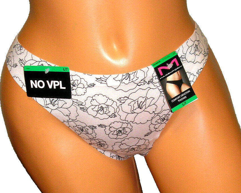 Panties Lingerie Maidenform No Lines Floral Thong Sz 7 Large Adult Gift