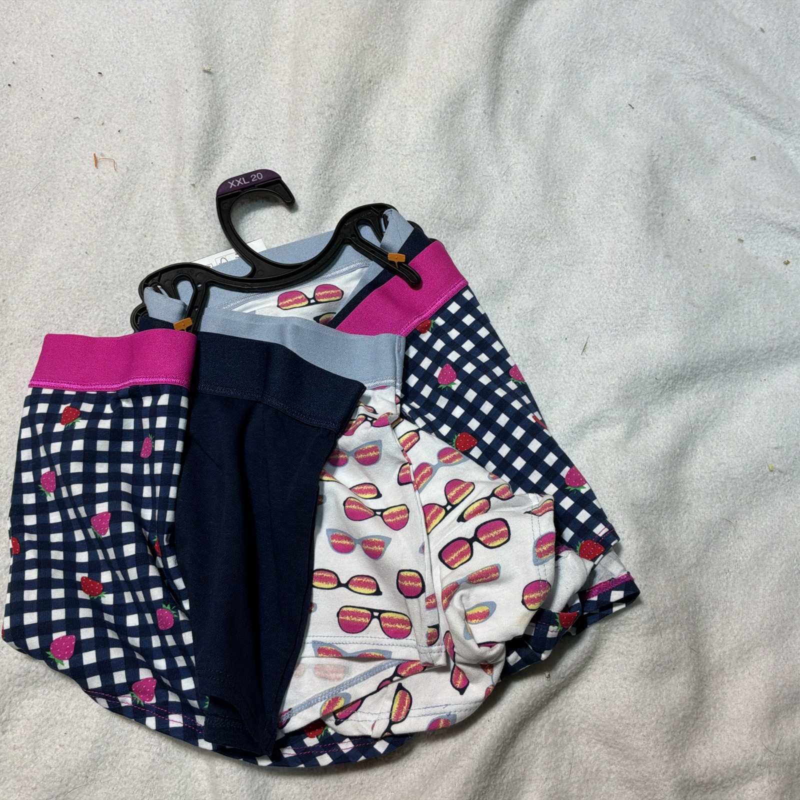 NWT Way To Celebrate boy, Short ￼ Panties 3-Pack Cotton Blend Size 2x Xx 19 Mul