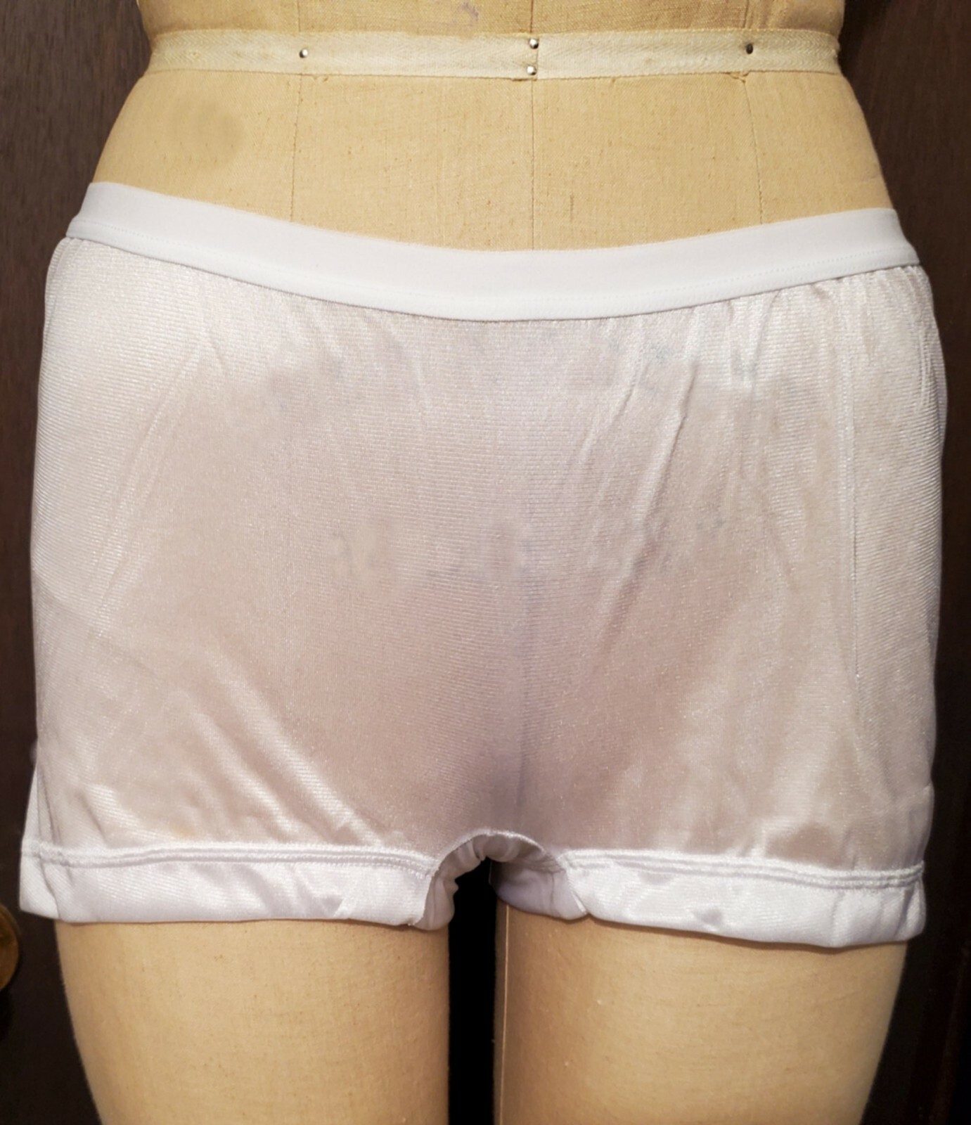 3 Pair Size 9 Daisy Duke Style Assorted 100% Nylon HIP HUGGER PANTIES USA Made