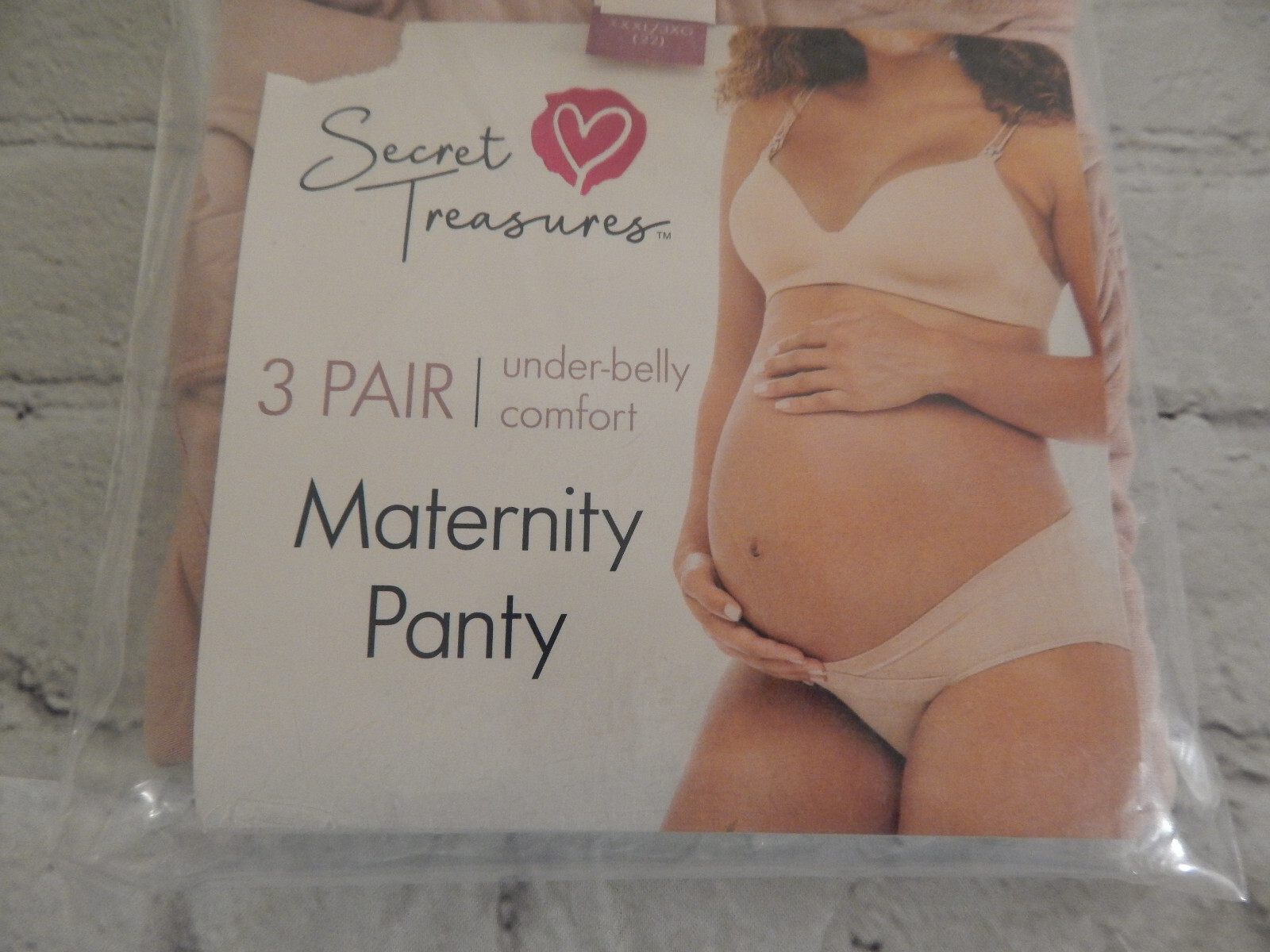 Secret Treasures Multi Colored Maternity Panty-Size XXXL (22)
