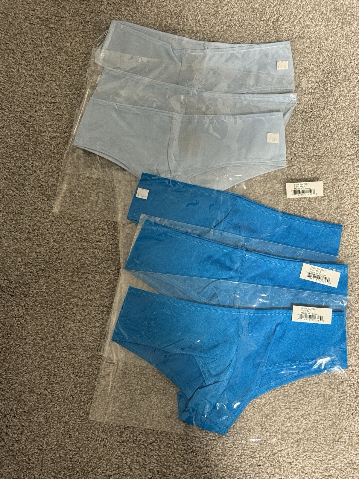 Leg Avenue Smooth No Show Panties 6pk