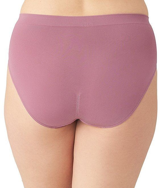 NWT Wacoal 834175 “B-Smooth” Seamless Hi-Cut Brief Panty, Fuchsia (552), L