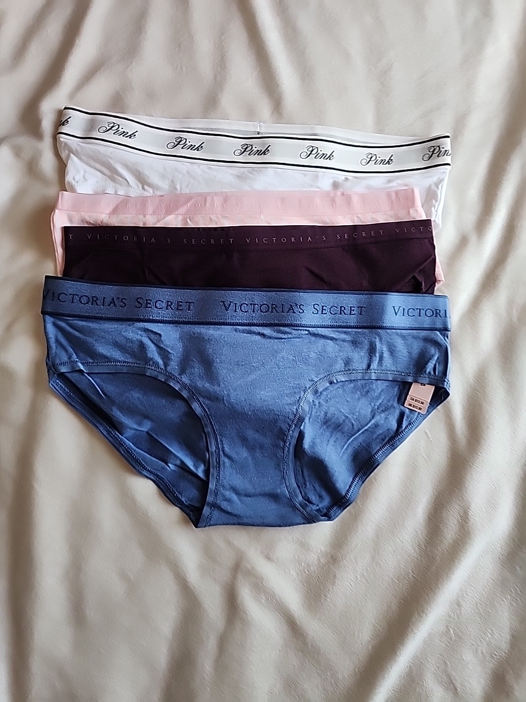 4 pairs size S/P Victoria’s Secret hiphuggers vintage RN54867 CA 67359 India