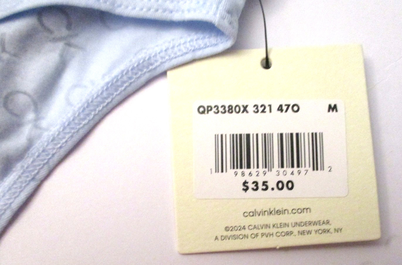 Calvin Klein women’s Bikini Carousel mesh Cotton panties size Medium 3 pair