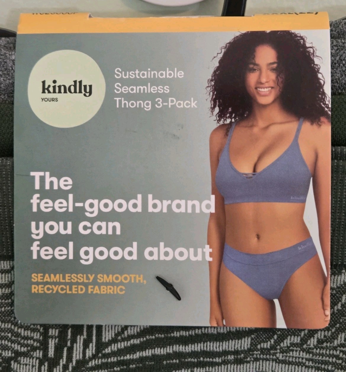 Kindly Yours Women’s XXXL 22 Seamless Thong Underwear GREEN Palms #10726