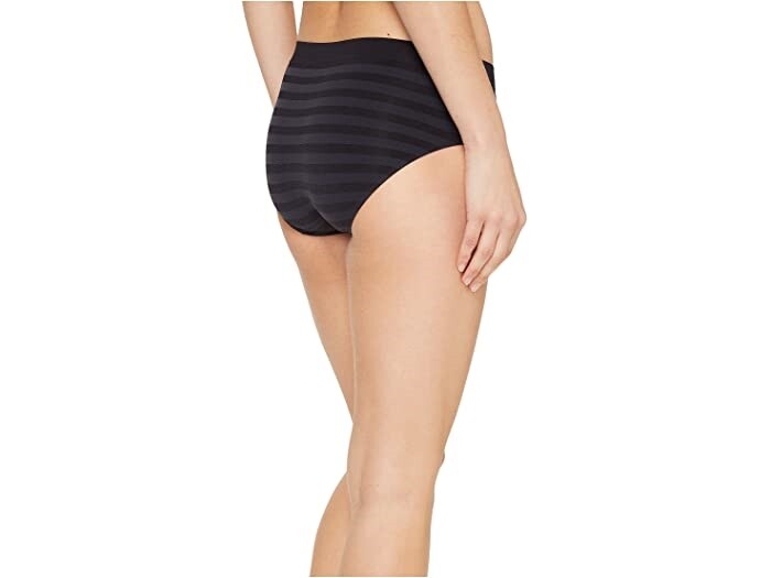 Jockey Women’s 242857 Matte & Shine Seamfree Hipster Black Underwear Size 5