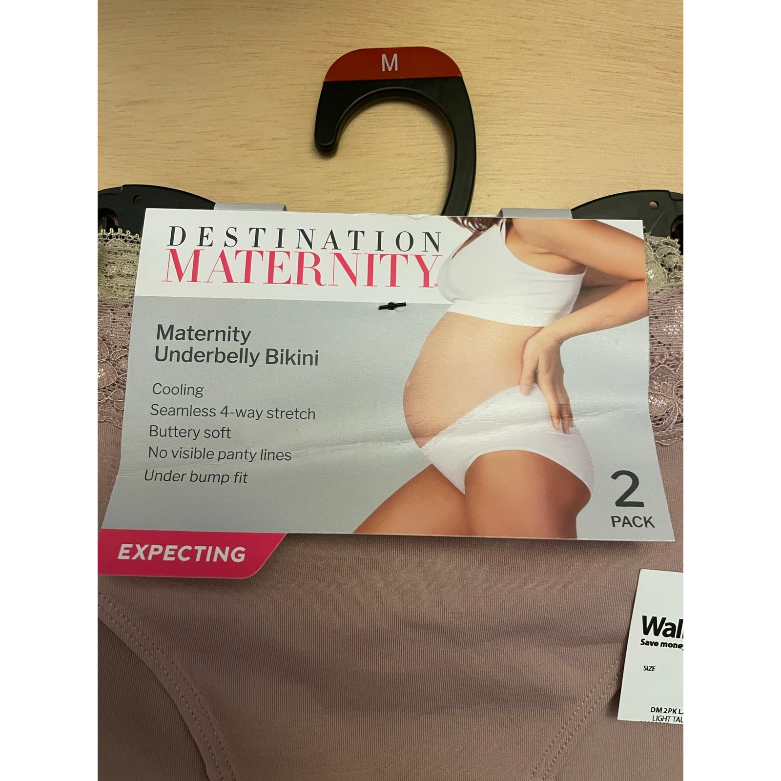 New Women’s Destination Maternity 2 Pack Maternity Underbelly Bikinis Medium
