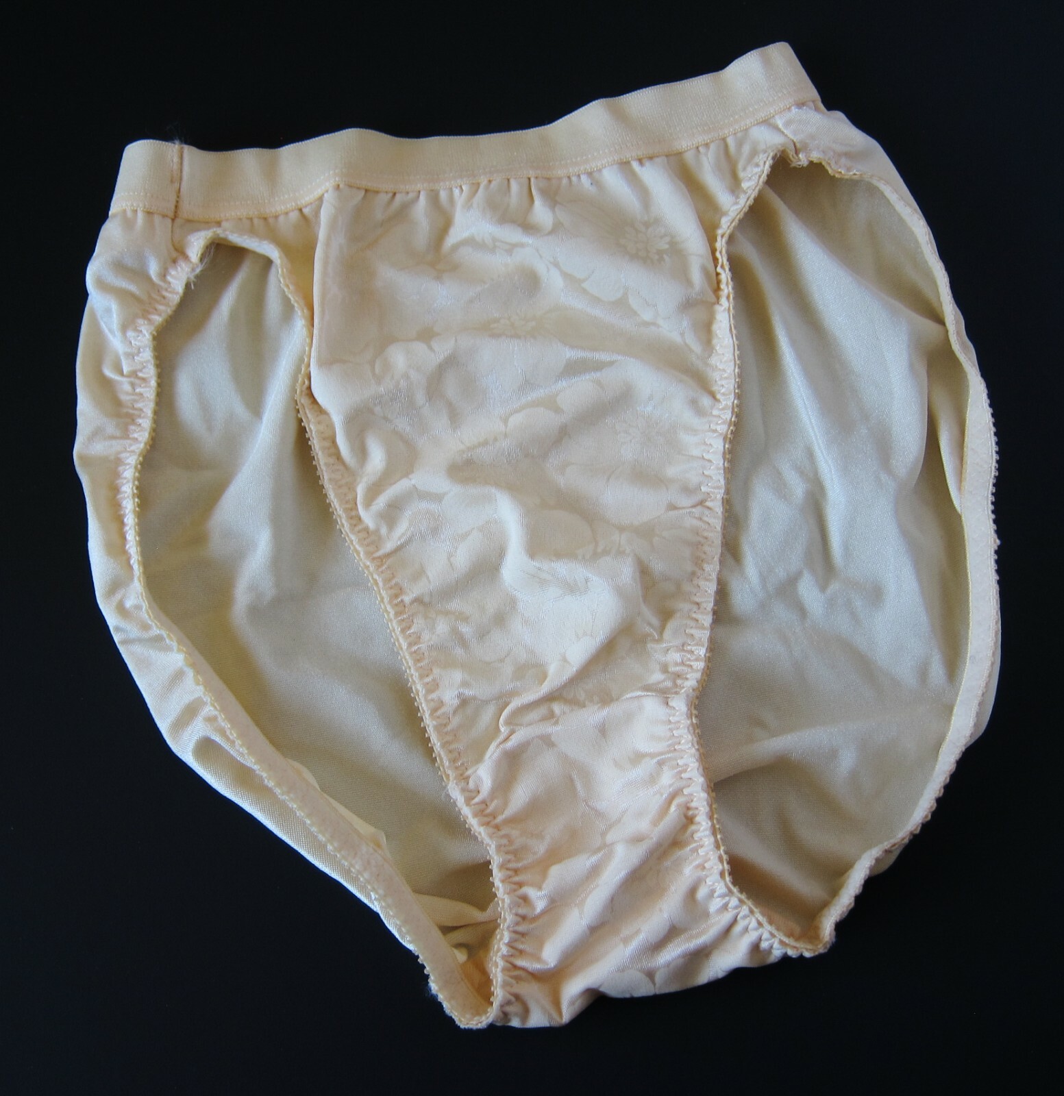 Victoria’s Secret VINTAGE 80s Gold Label Antron Nylon Satin-y Brief Panty SMALL
