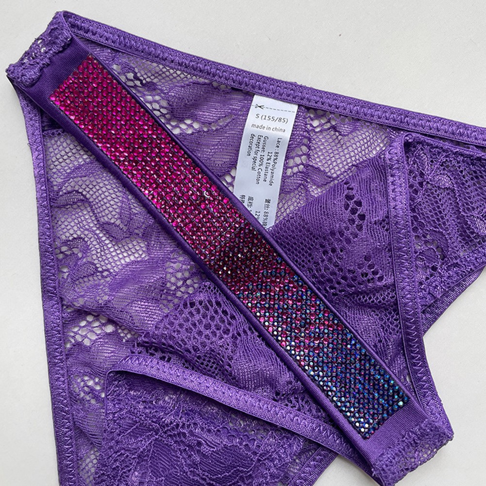 Simple Solid colored Women’s G string Thongs Underwear Low Waist Briefs