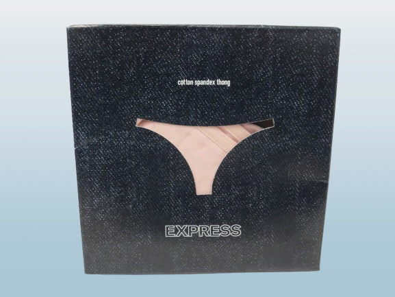EXPRESS INTIMATES COTTON SPANDEX THONG PANTY PINK SIZE MEDIUM BOXED LOT OF 3