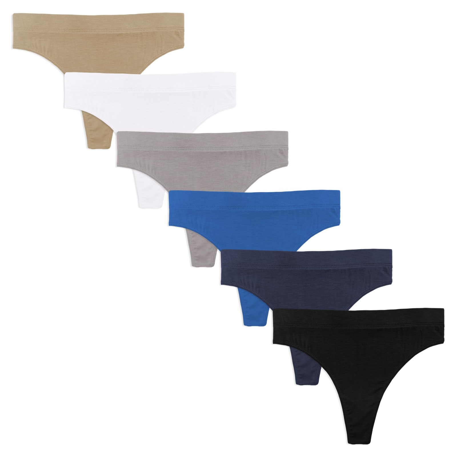 Women’s Sport Thong Panties | Workout Flex Bikini Hi Waist Underwear – Multi …