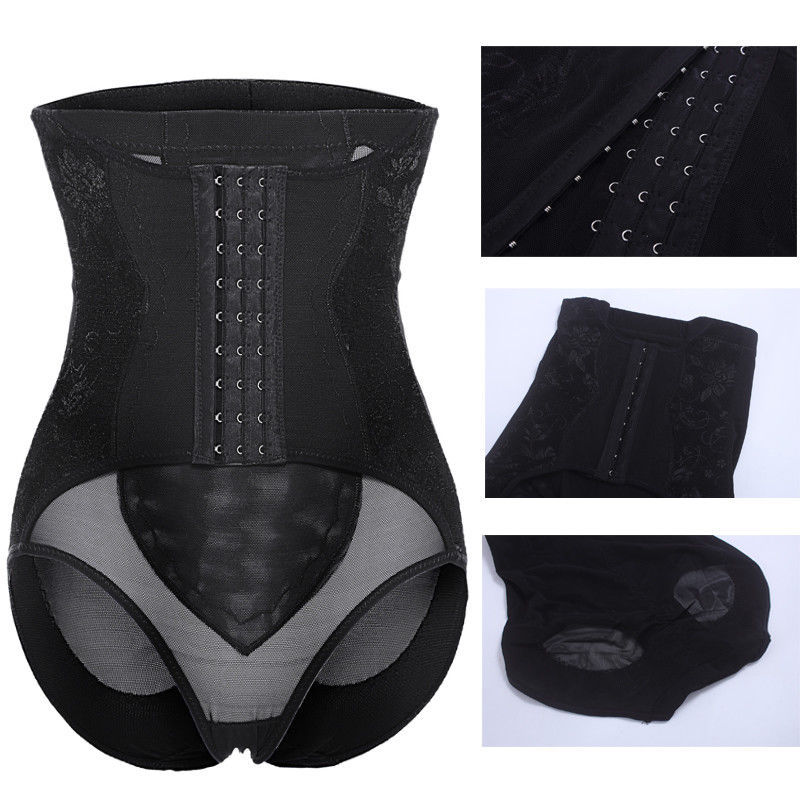 Women High-Waist Trainer Tummy Control Girdle Panties Body Shaper Butt Lifter