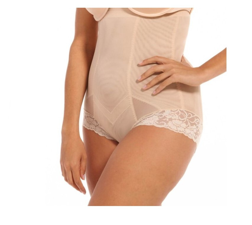 MAGIC Bodyfashion Super Control High-Waisted Shapewear Brief Latte Size L