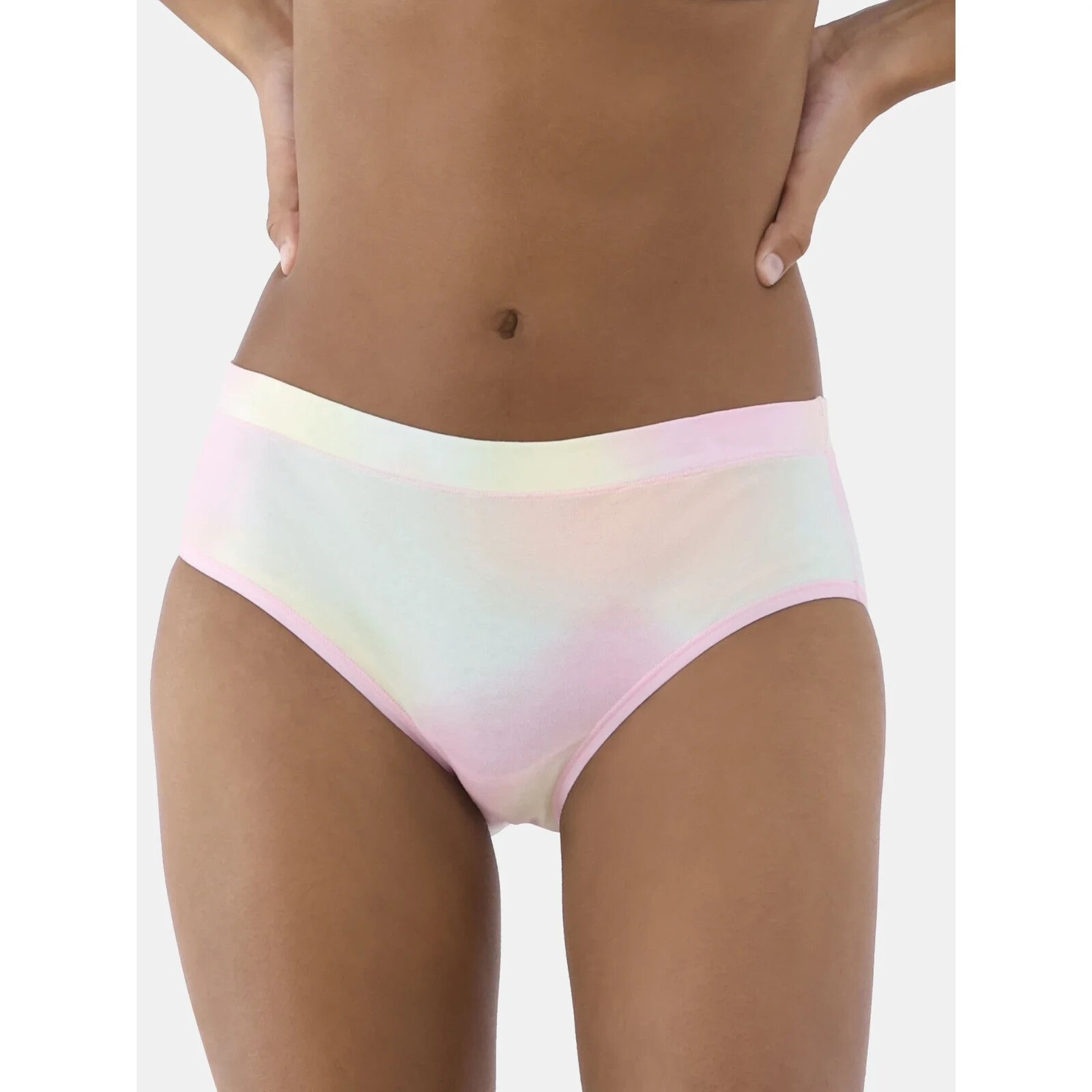 No Boundaries Women’s Cotton Hipster Panties Size X-SMALL Orchid Rose Ombre
