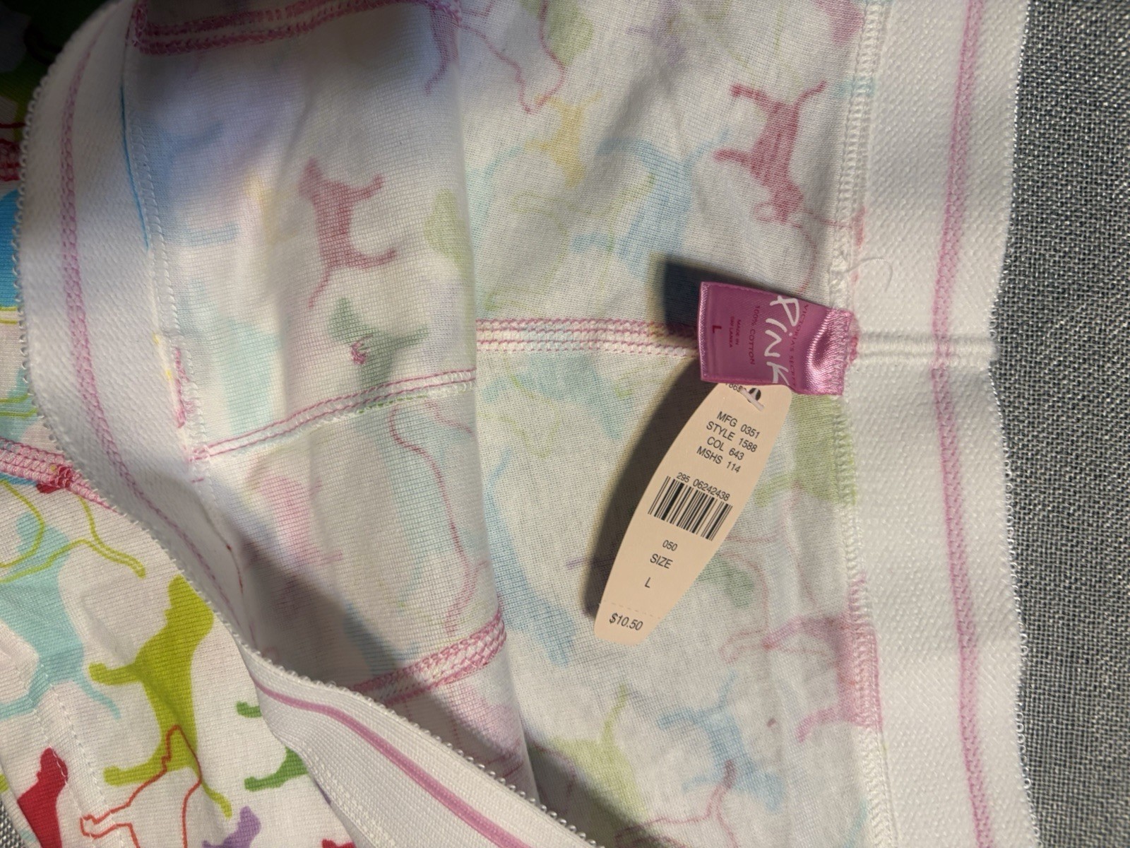 Pink Victoria’s Secret Vintage Y2K Women’s Boyshort Panties Dog Print Boxers NWT