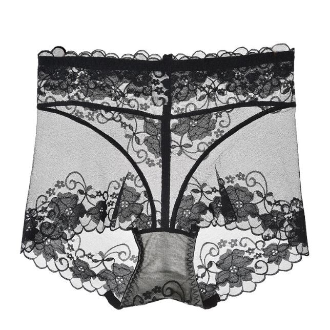 5 Pack Lot Sexy Womens Sheer Lace Panties Briefs See Through Underwear Lingeries