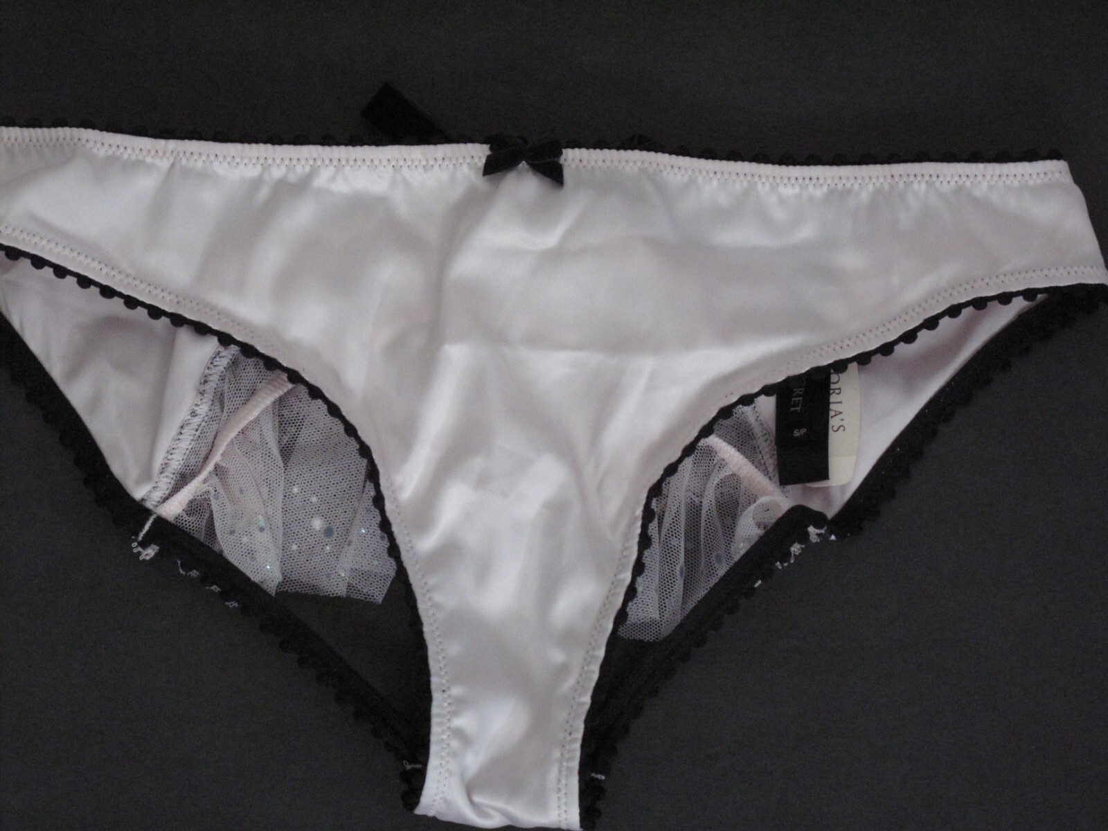 VICTORIA’S SECRET SATIN FEATHERS & EMBELLISHED PANTIES RARE