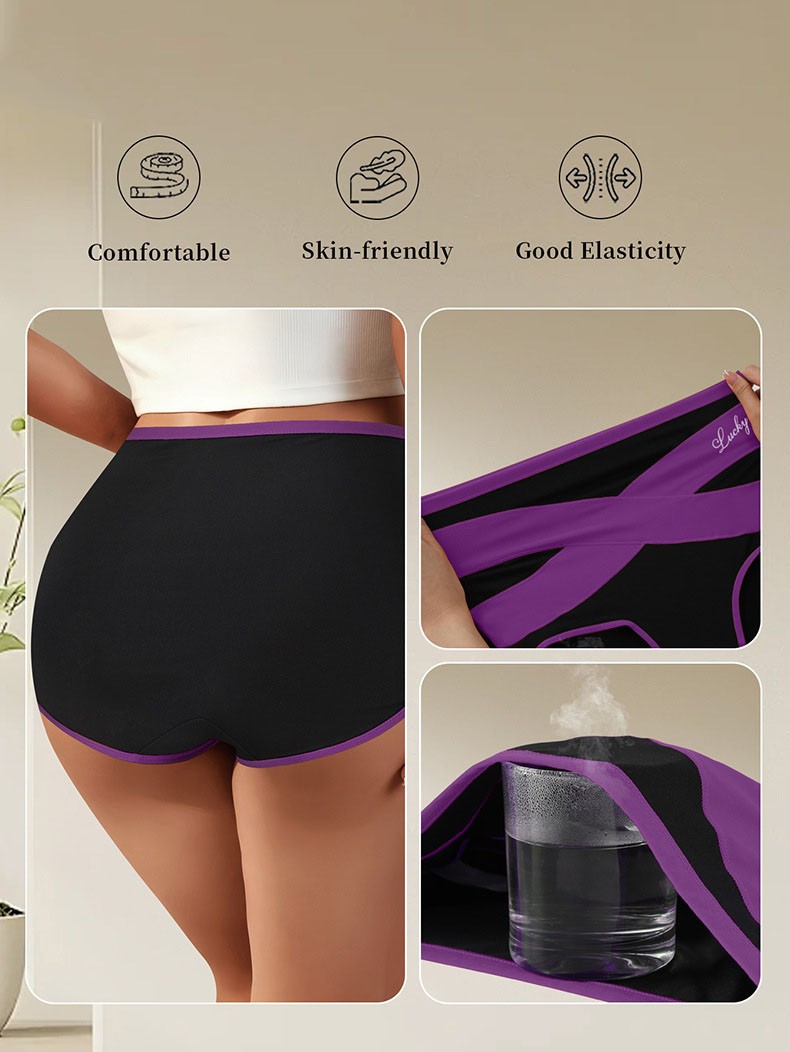 Ladies High Waist Tummy Control Panties Shaping Cross Strap Briefs Women