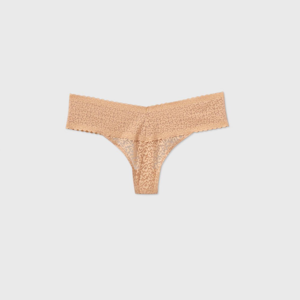 Women’s Plus Size All Over Lace 2 Pack Thong Auden 4X (28-30)