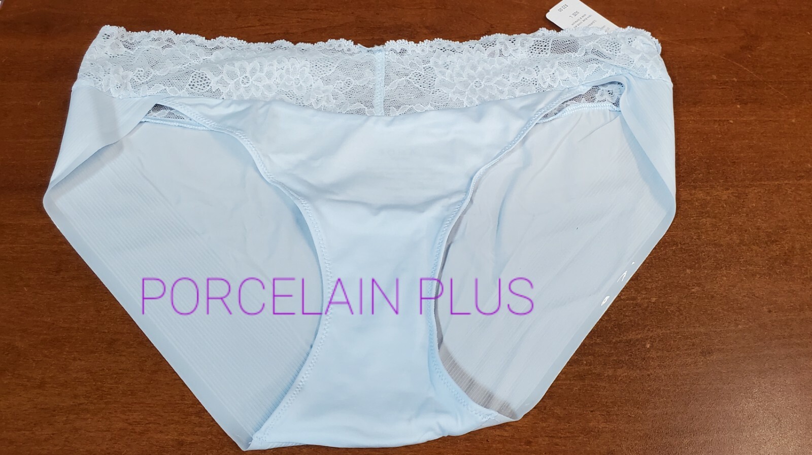 Soma Vanishing Edge LACE HIPSTER Clear Water Blue Please Pick Your Size $22.00
