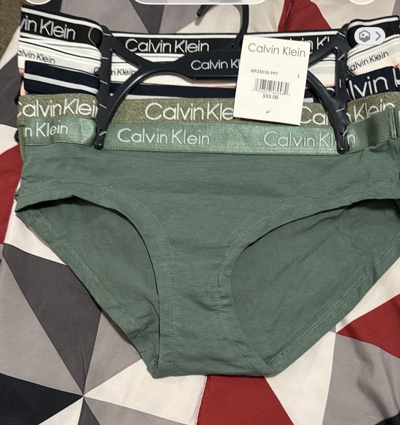 Calvin Klein M L S XL L Multicolor Bikini Panties 5 packs Cotton choose size