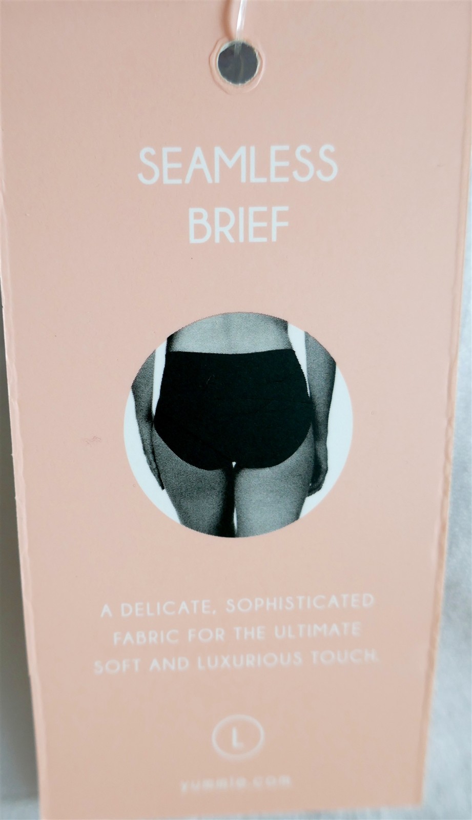 Yummie Shadow Stripe 5 pk Non-Shaping Retro Brief Lilac Peach Cream Pink Beige