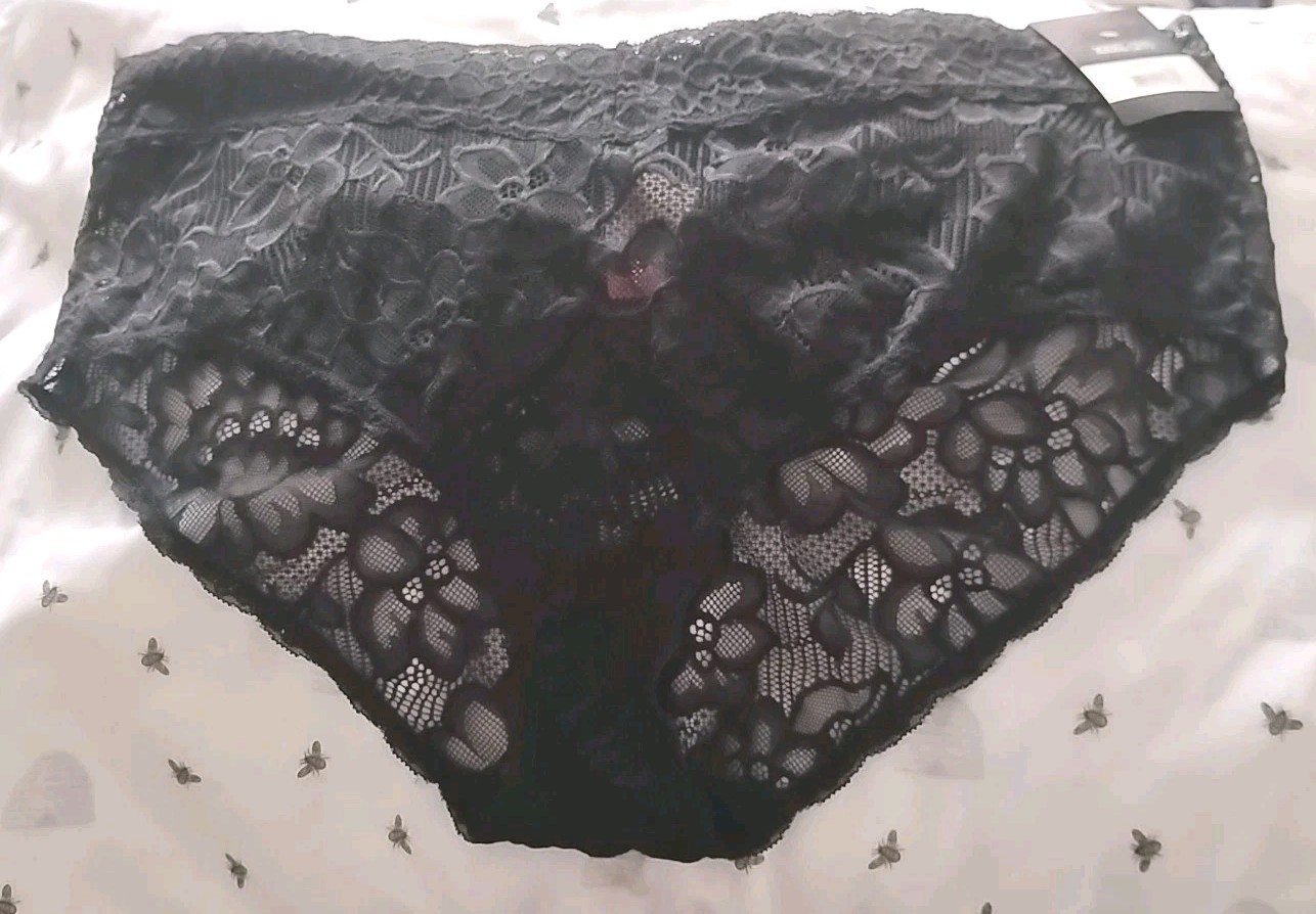 No Boundaries All Lace Hipster Black Junior Plus Xxxl/21 New With Tag Sexy