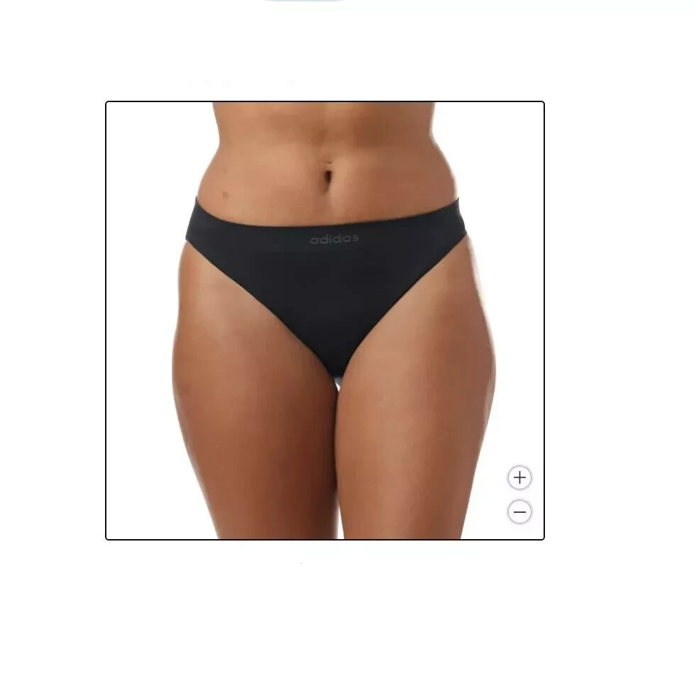 NEW Womens Adidas Seamless Bikini Underwear, 4 Pack, Stretch, Size XLARGE