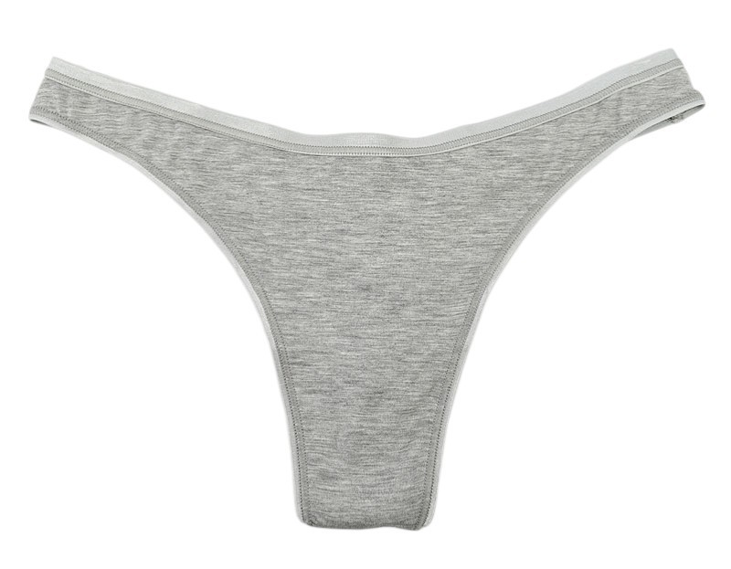 COSABELLA Heather Gray TALCO Viscose Jersey Thong Underwear L/XL Italy NWT