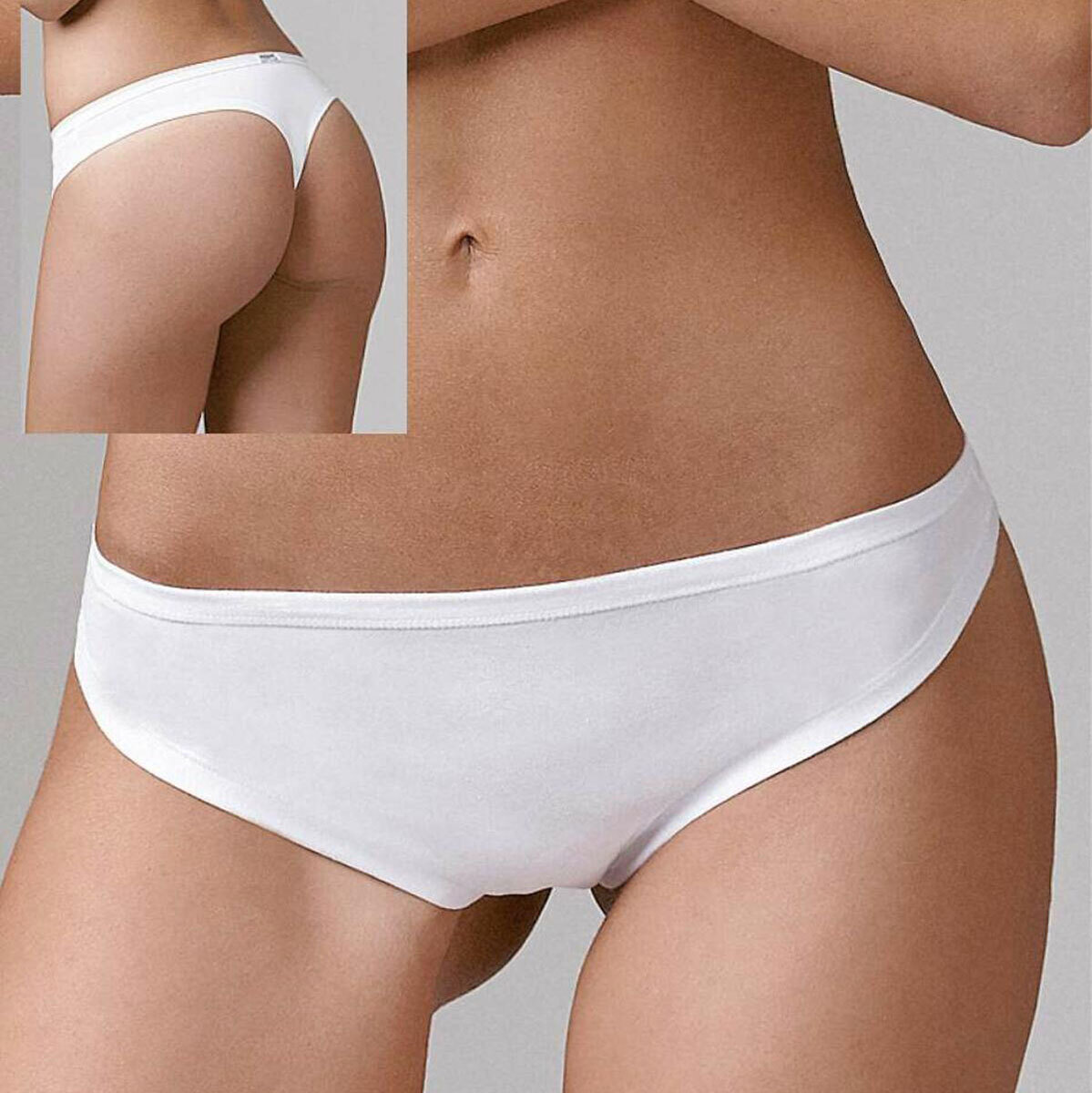 3 Women’s Emy Thongs In Modal Cotton With Anti-Marking Tubular Elastics Art 1658