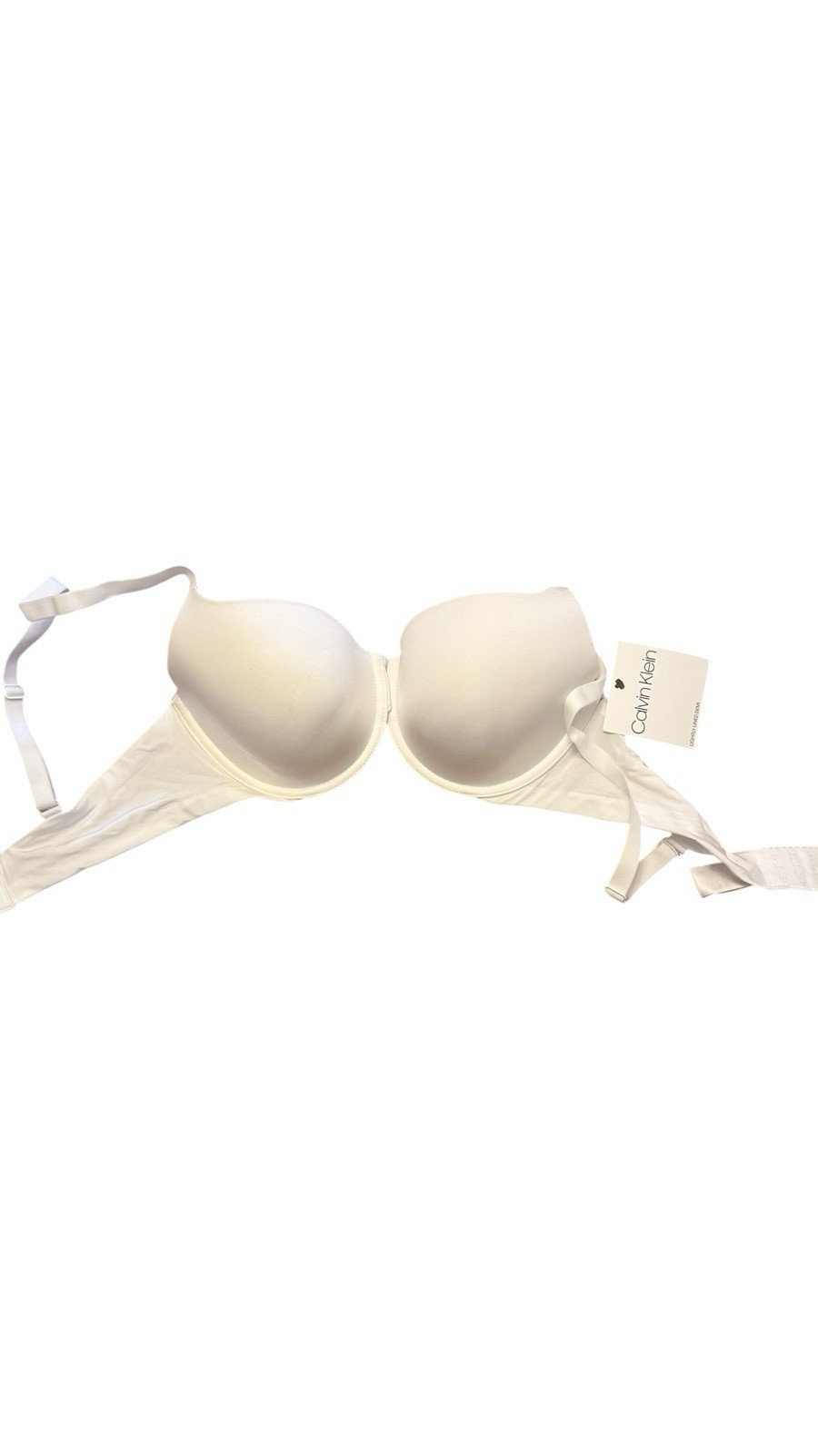 NWT Calvin Klein Womens DEMI UNDERWIRE White Sz 36C NWT