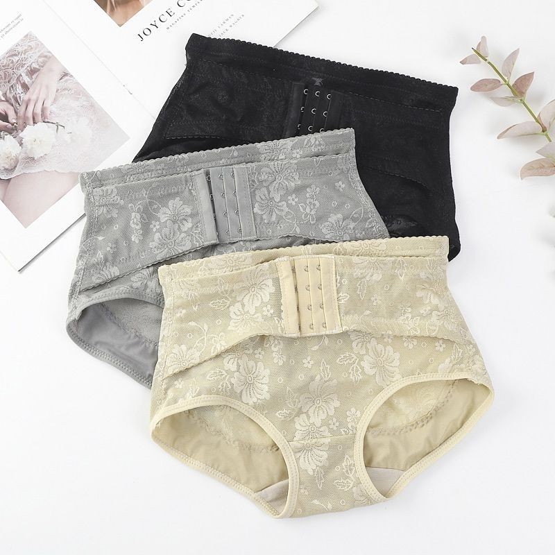 Women’s Tummy Control Shapewear High Waist Panties 3 Pcs Firm Slimming Underwear