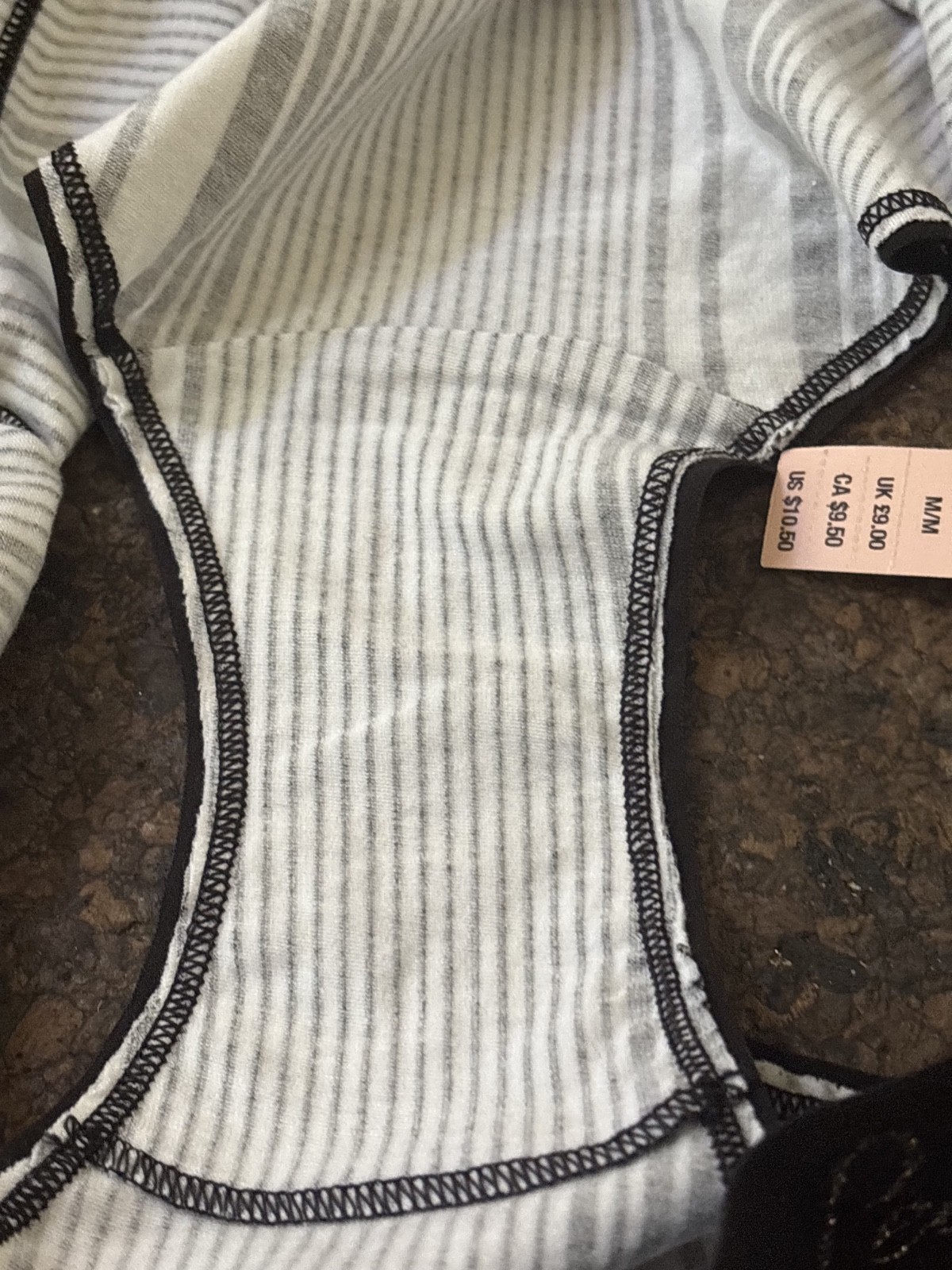 3 VS NWT Medium Rare Logo Lace Hiphugger Panties Black White Gold Premium Indiv.