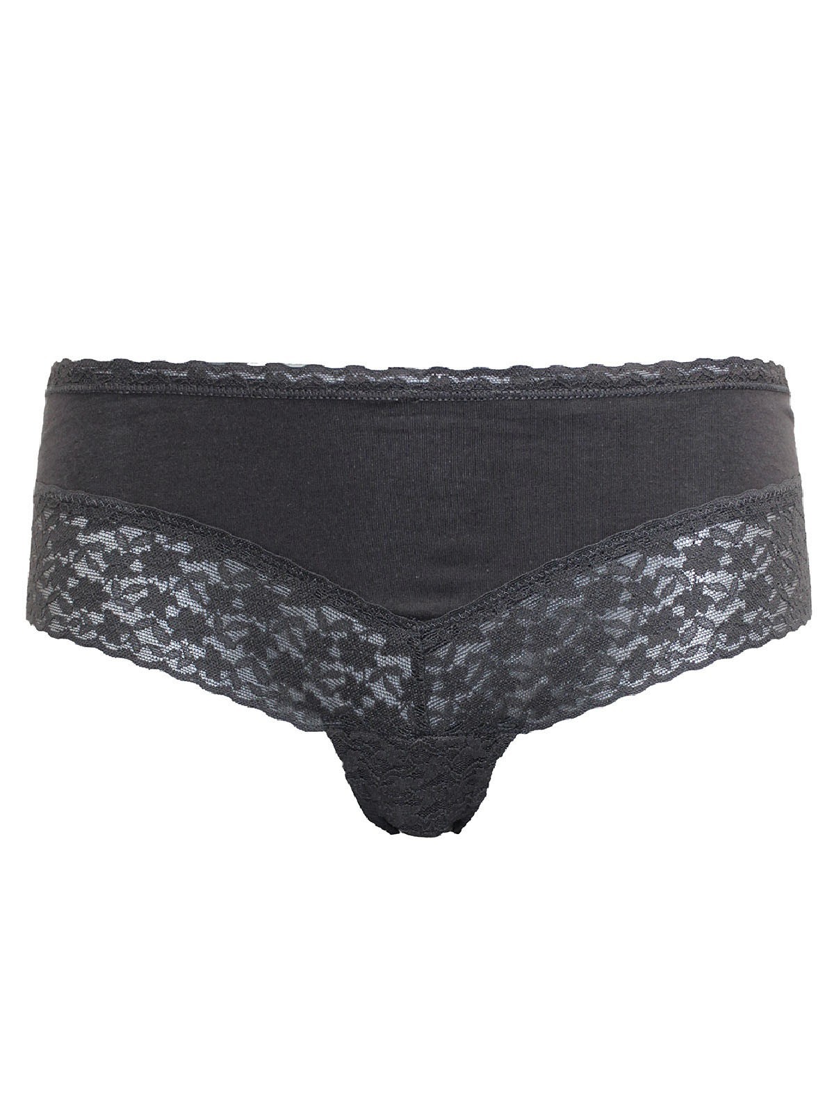 Ex Victoria’s secret dark grey lace detail brazillian knickers Size XXXL UK 24